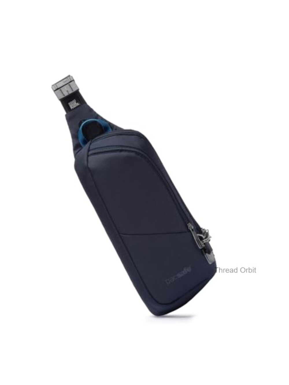 Anti Theft Crossbody Pack Lockable Zippers RFID Safe Polyester